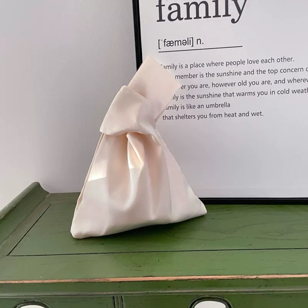 Handmade Japanese Satin Tote Bag – Handmade Soft Double-Layer Cotton